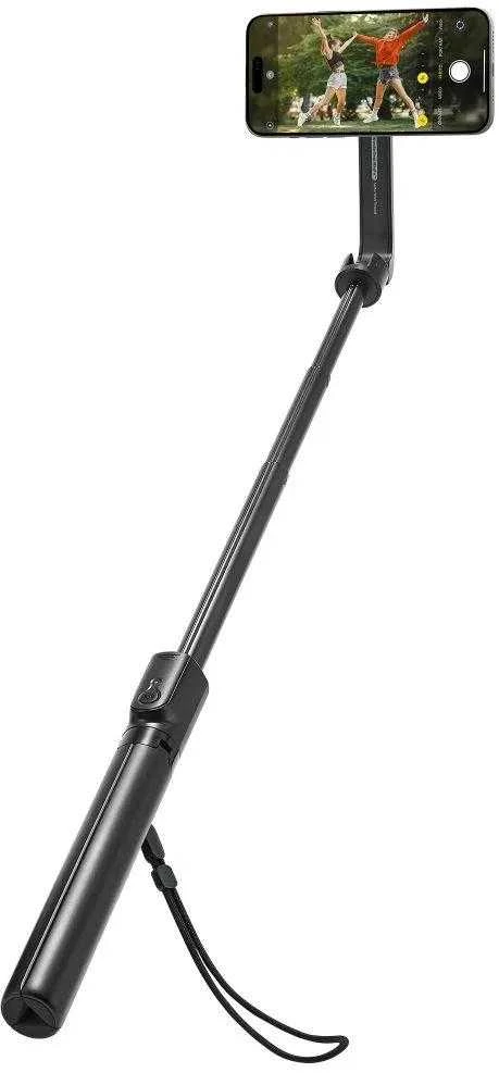 Spigen S580W MagSafe Bluetooth asmenukių lazda su trikoju – juodos spalvos