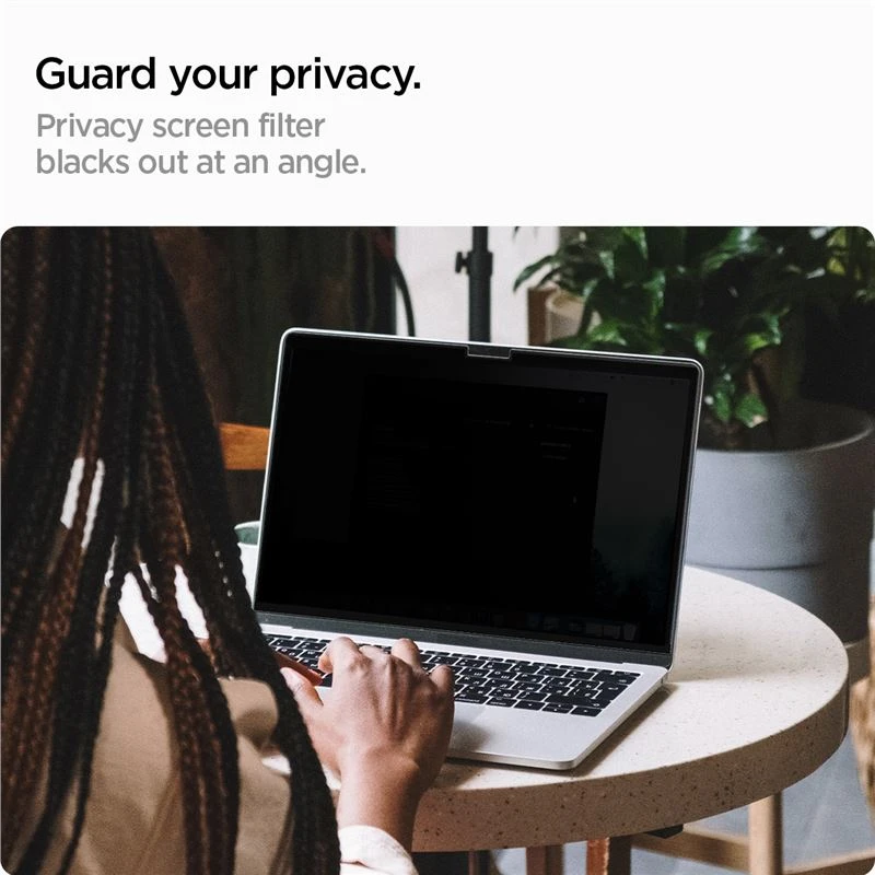 Spigen „SafeView“ 1 pakuotė – „MacBook Pro 16“ M4 2024/M3 2023/M2 2023/M1 2021