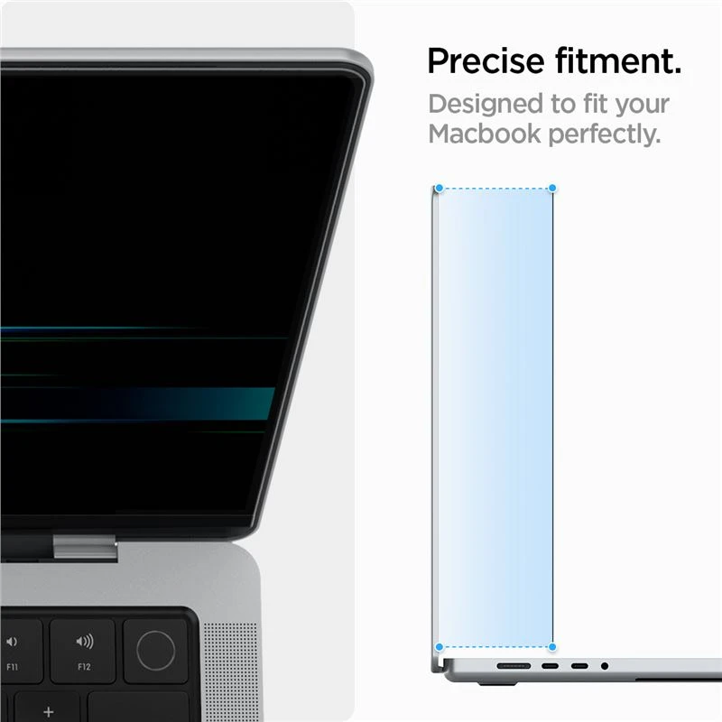 Spigen „SafeView“ 1 pakuotė – „MacBook Pro 16“ M4 2024/M3 2023/M2 2023/M1 2021
