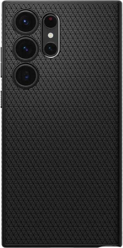 Spigen Liquid Air dėklas skirtas Samsung Galaxy S23 Ultra, spalva - Matte Black