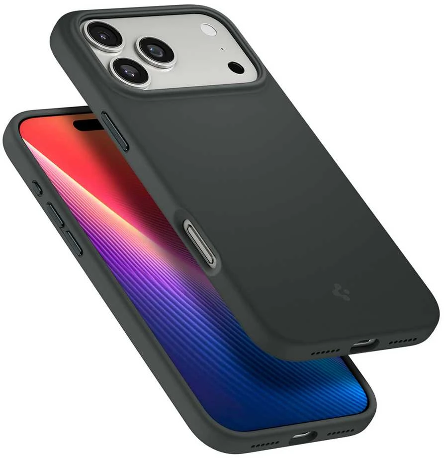 Dėklas Spigen Silicone Fit MagSafe, abyss žalias - iPhone 17 Pro Max