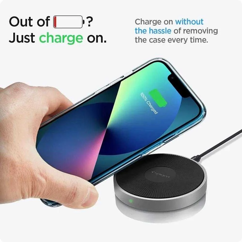 Spigen Liquid Crystal dėklas skirtas Apple iPhone 13, spalva - Crystal Clear