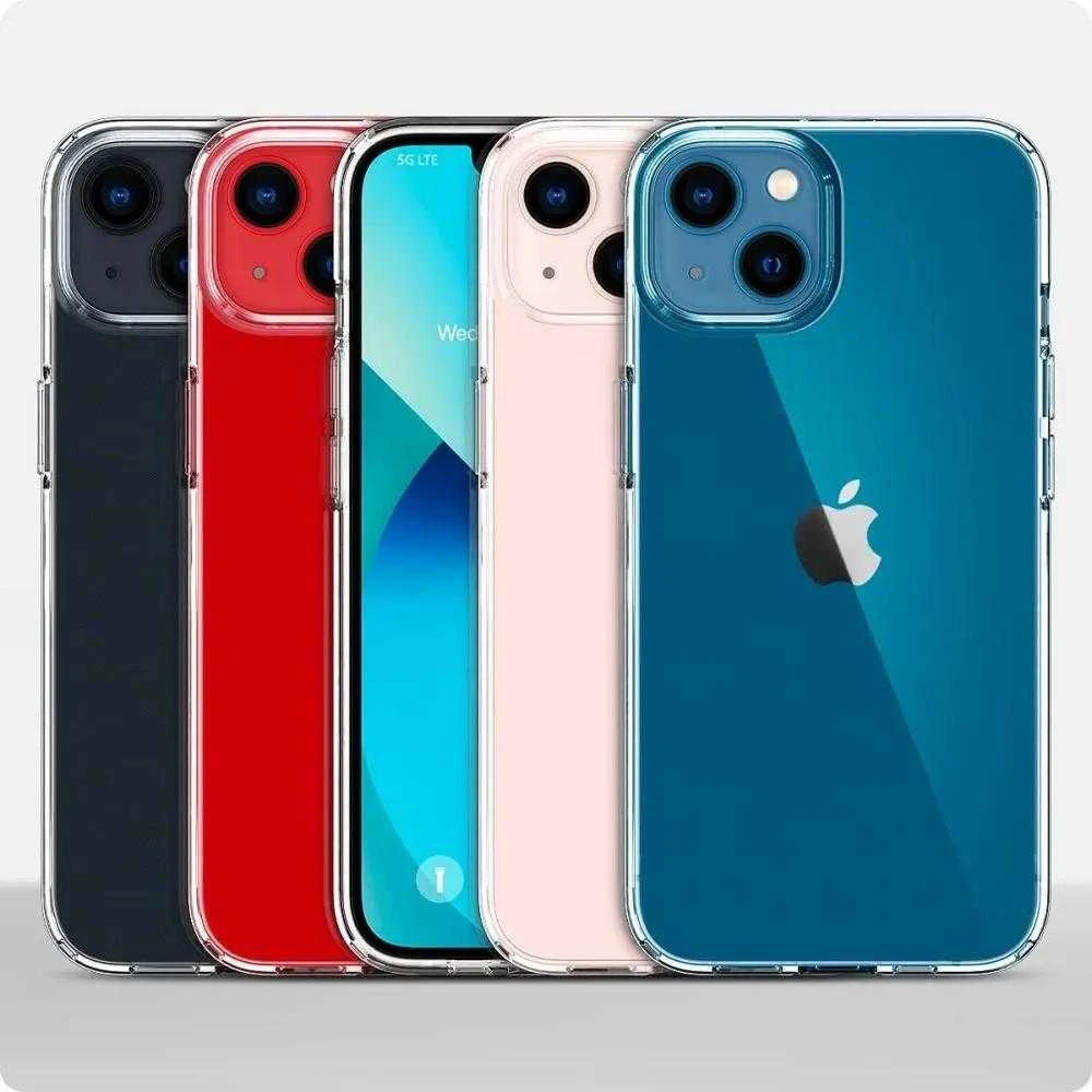 Spigen Liquid Crystal dėklas skirtas Apple iPhone 13, spalva - Crystal Clear