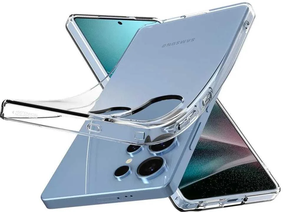 Spigen skystųjų kristalų dėklas „Samsung Galaxy S25 Ultra“ – skaidrus