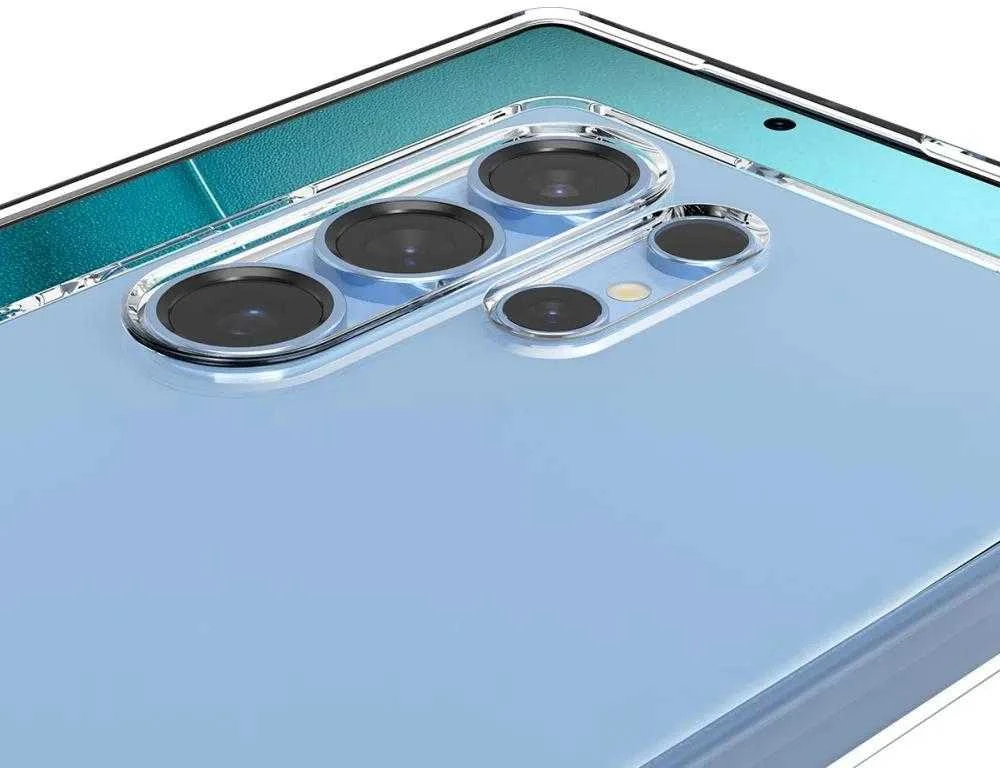 Spigen skystųjų kristalų dėklas „Samsung Galaxy S25 Ultra“ – skaidrus