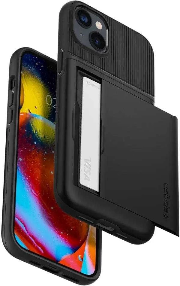Dėklas SPIGEN SLIM ARMOR CS IPHONE 14 PLUS/ 15 PLUS Juodas