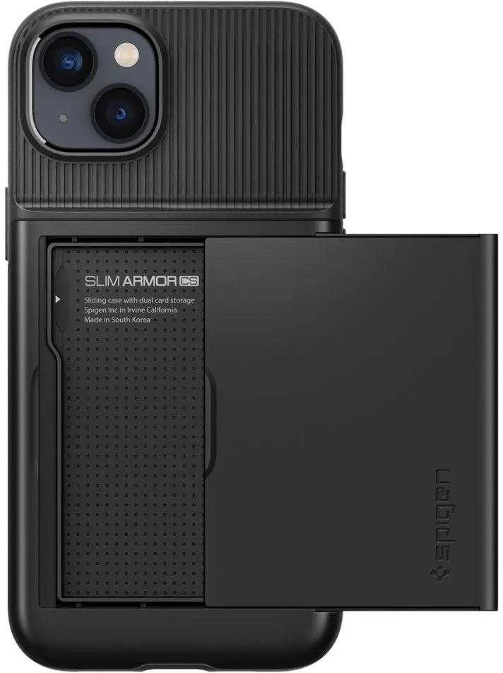 Dėklas SPIGEN SLIM ARMOR CS IPHONE 14 PLUS/ 15 PLUS Juodas