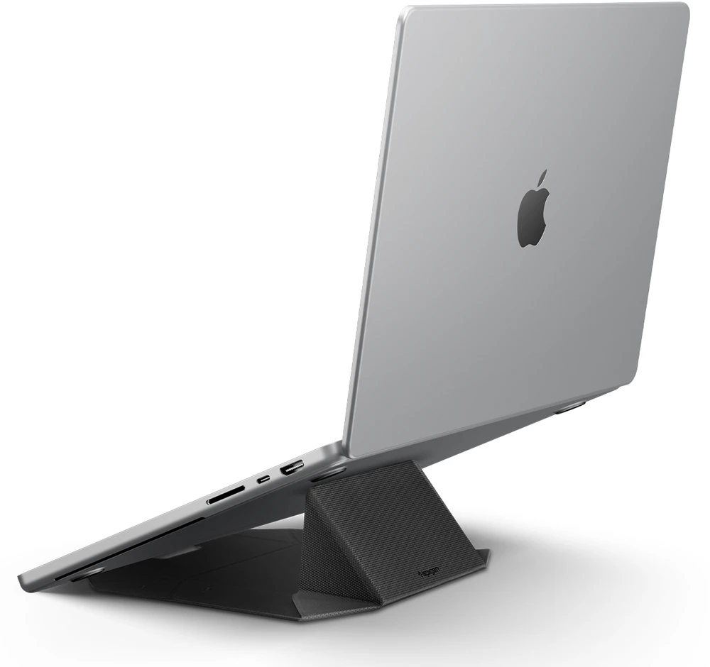 Spigen Slim Fold Nešiojamas kompiuteris Stand & Vertical Dock LD201-S9, juodas
