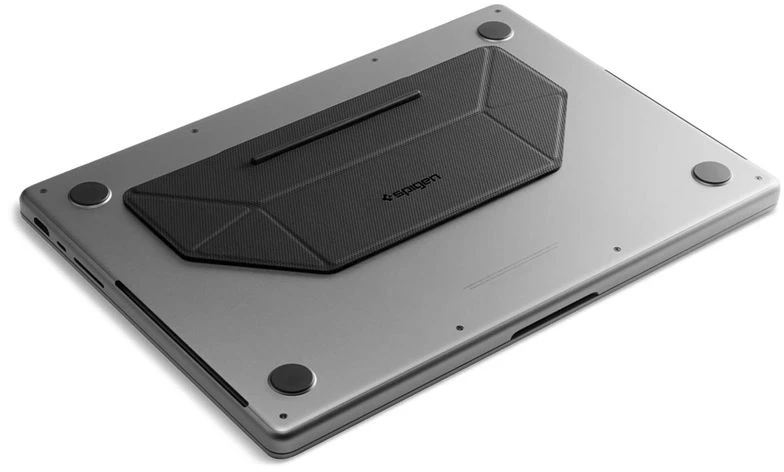 Ergonomiškas stovas Spigen Slimfold Nešiojamas kompiuteris Stand LD201-S3, juodas