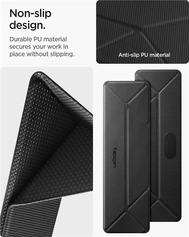 Ergonomiškas stovas Spigen Slimfold Nešiojamas kompiuteris Stand LD201-S4, juodas