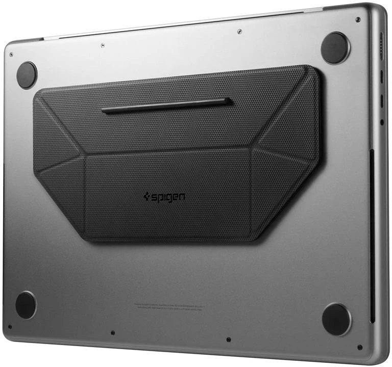 Ergonomiškas stovas Spigen Slimfold Nešiojamas kompiuteris Stand LD201-S3, juodas