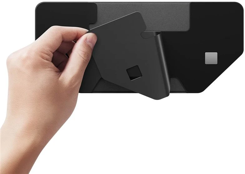Ergonomiškas stovas Spigen Slimfold Nešiojamas kompiuteris Stand LD201-S3, juodas