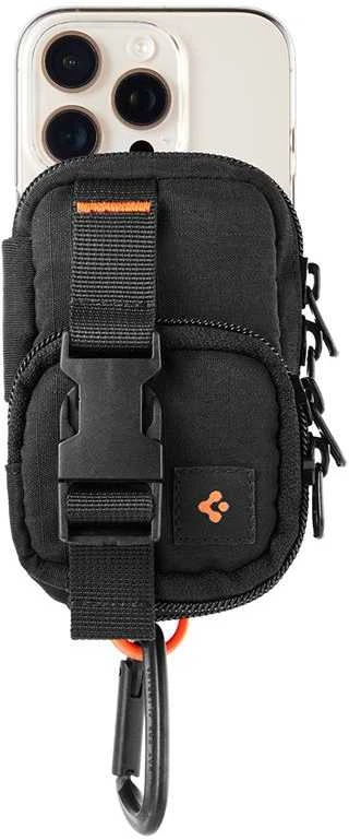 Spigen nešiojamas dėklas-organizeris SnapZip MagSafe, juodas