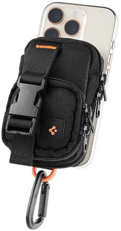 Spigen nešiojamas dėklas-organizeris SnapZip MagSafe, juodas