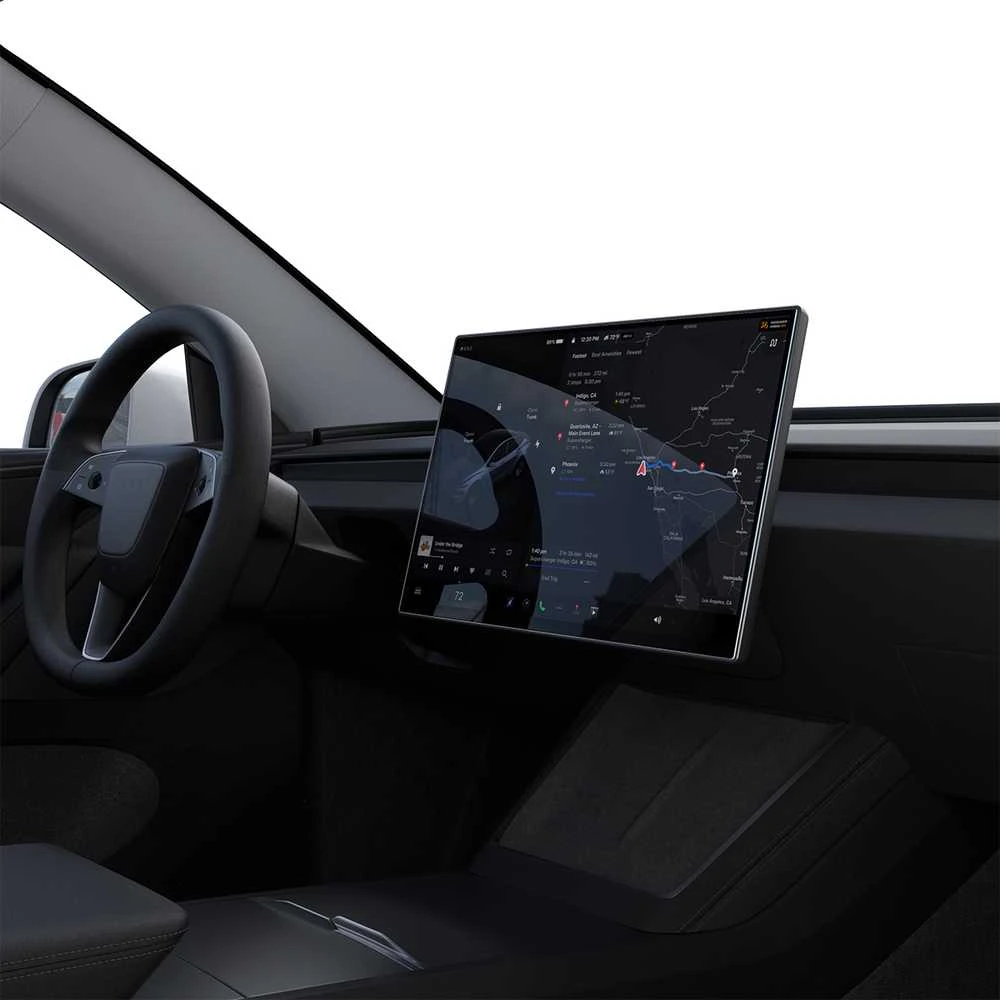 Ekrano apsauginis stiklas Spigen Tesla EZ Fit skaidrus, permatomas - Tesla Model Y L 2026