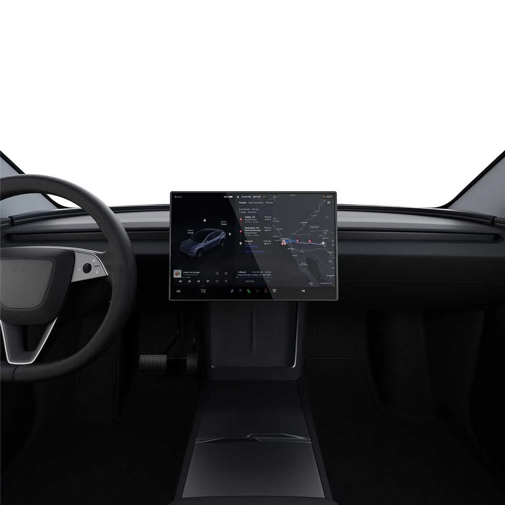 Ekrano apsauginis stiklas Spigen Tesla EZ Fit skaidrus, permatomas - Tesla Model Y L 2026