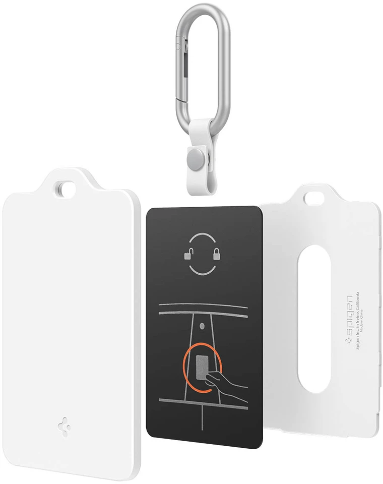 Spigen Tesla kortelių laikiklis, 1 vnt., baltas – Tesla rakto kortelė