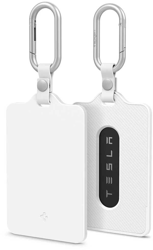 Spigen Tesla kortelių laikiklis, 1 vnt., baltas – Tesla rakto kortelė