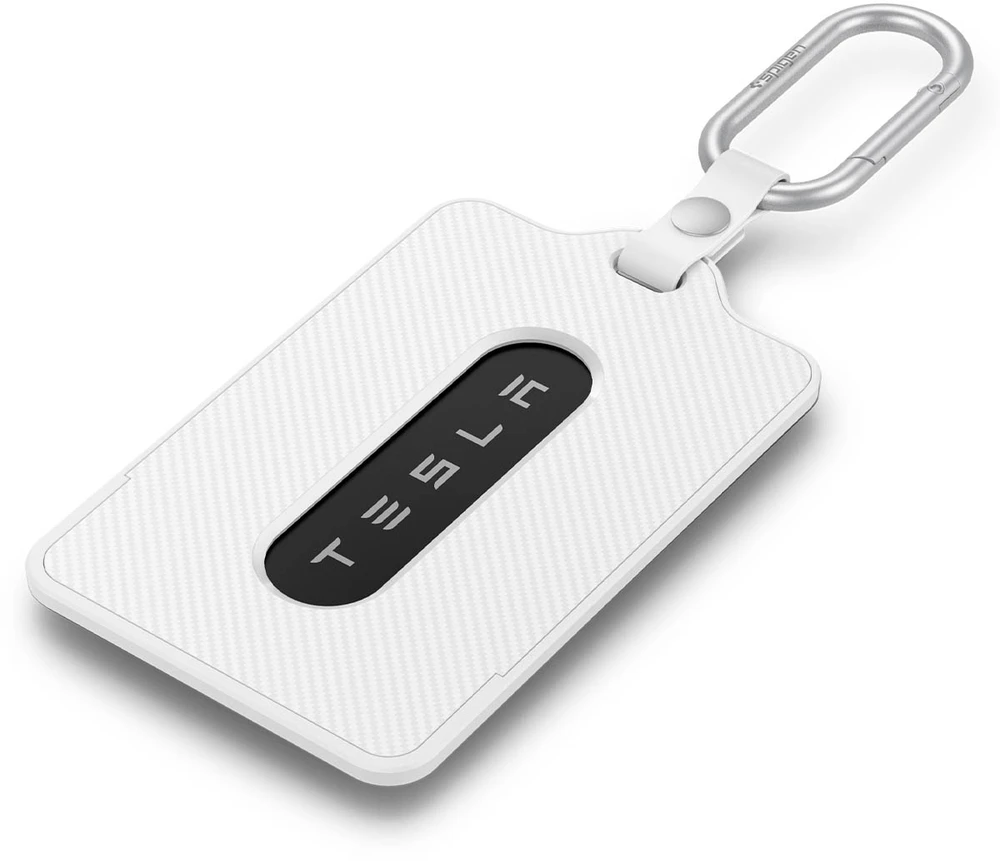Spigen Tesla kortelių laikiklis, 1 vnt., baltas – Tesla rakto kortelė