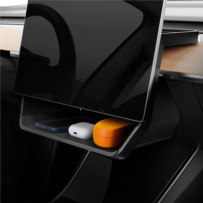 Spigen Tesla Under Screen Storage Organizer, juodas - Tesla Model Y/3