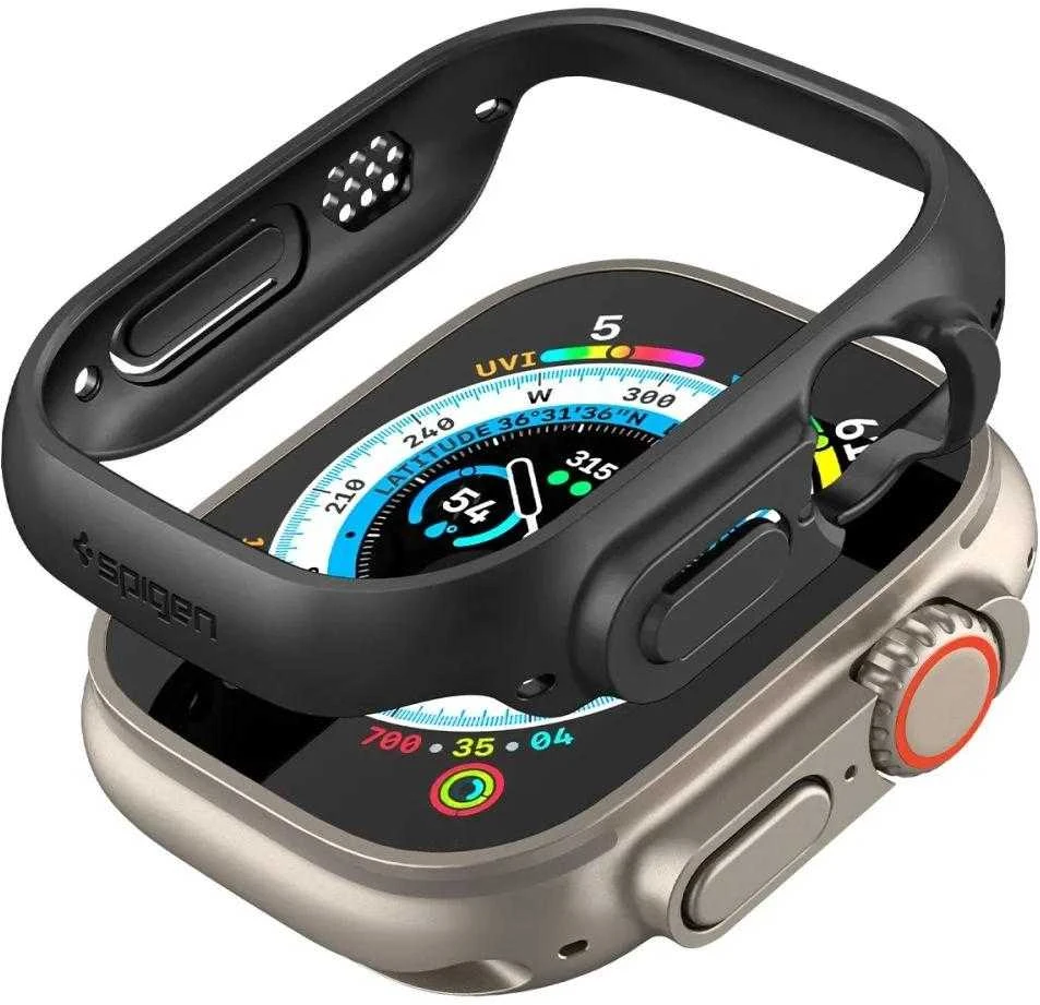 Spigen Thin Fit Apple Watch Ultra 49mm juoda/juodas ACS05458 | Spigen