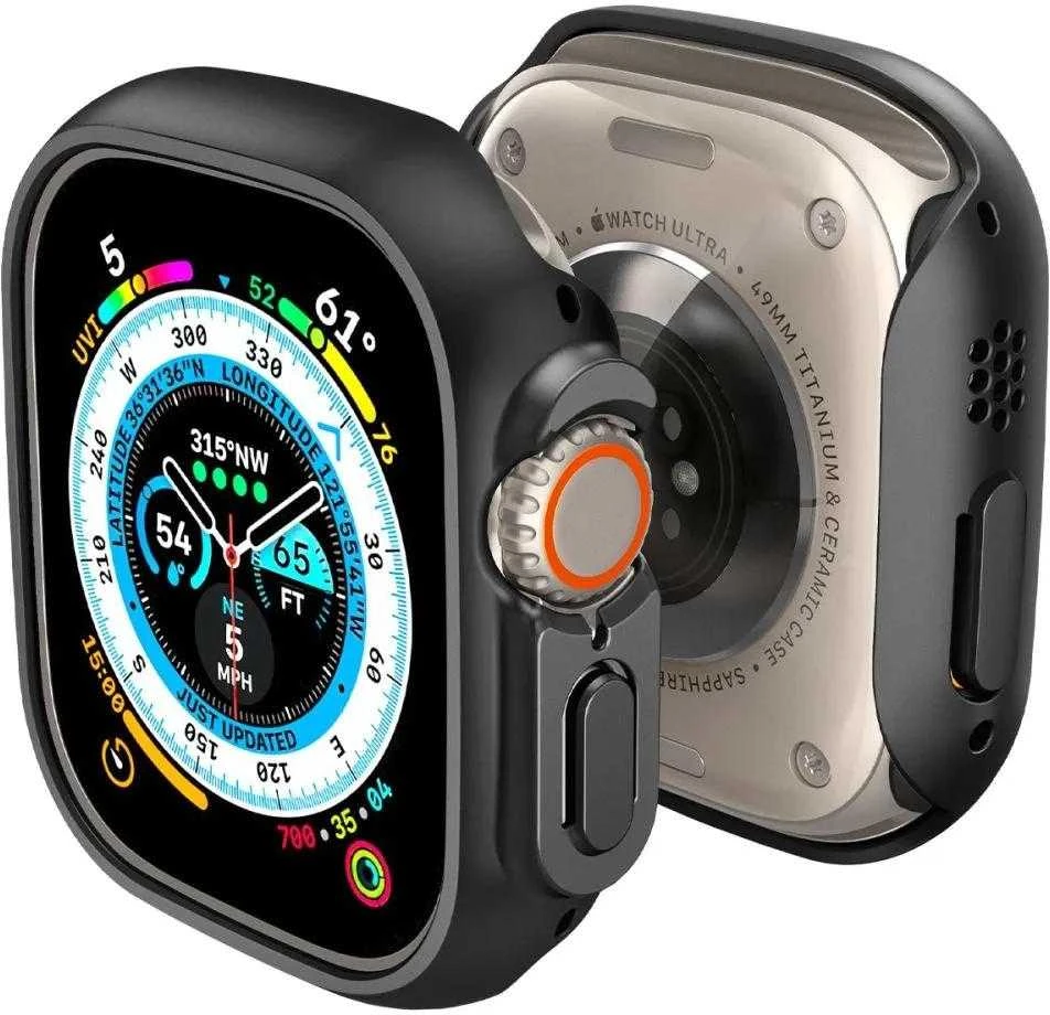 Spigen Thin Fit Apple Watch Ultra 49mm juoda/juodas ACS05458 | Spigen