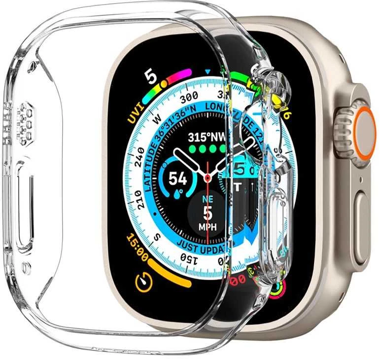 „Spigen Thin Fit“, skaidrus – „Apple Watch Ultra 2“ / „Ultra 49mm“