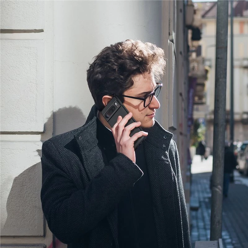 Dėklas Spigen Thin Fit, juodas - Google Pixel 8 Pro