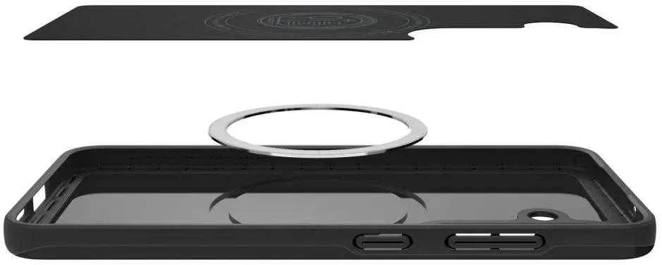Spigen Thin Fit Mag MagSafe – dėklas skirtas Samsung Galaxy S25 Juodas
