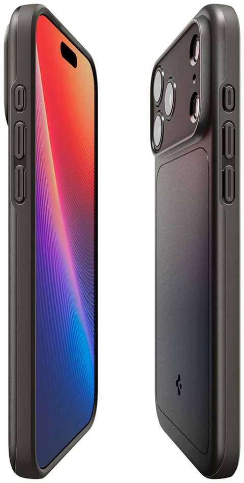 Dėklas Spigen Thin Fit MagSafe, gunmetal - iPhone 17 Pro Max