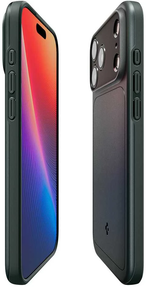 Spigen Thin Fit MagSafe dėklas skirtas Apple iPhone 17 Pro Max – žalios spalvos