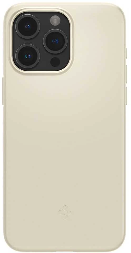 Spigen Thin Fit dėklas skirtas Apple iPhone 15 Pro,  spalva - Mute Beige