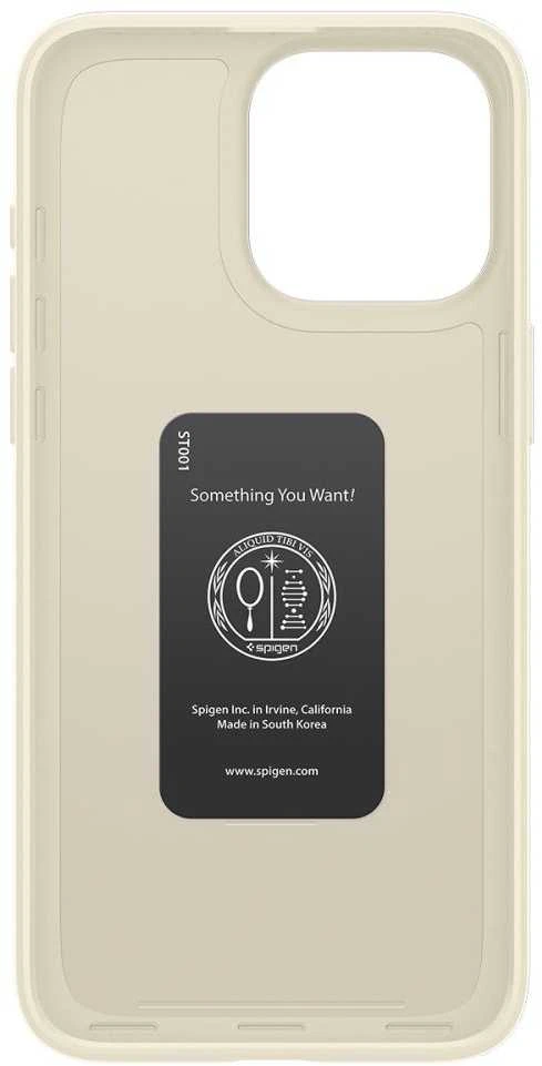 Spigen Thin Fit dėklas skirtas Apple iPhone 15 Pro,  spalva - Mute Beige