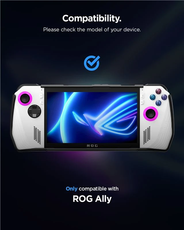 Dėklas Spigen Thin Fit Pro, juodas - Asus ROG Ally 2023