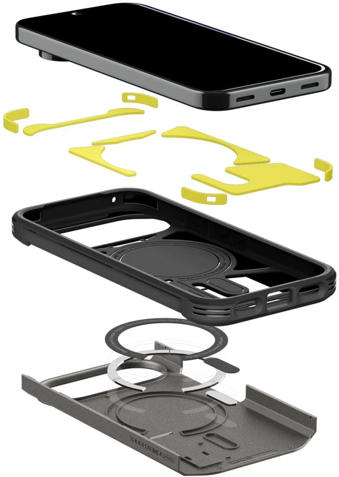 SPIGEN TOUGH ARMOR MAG MAGSAFE DĖKLAS GOOGLE PIXEL 11 PRO XL GUNMETAL
