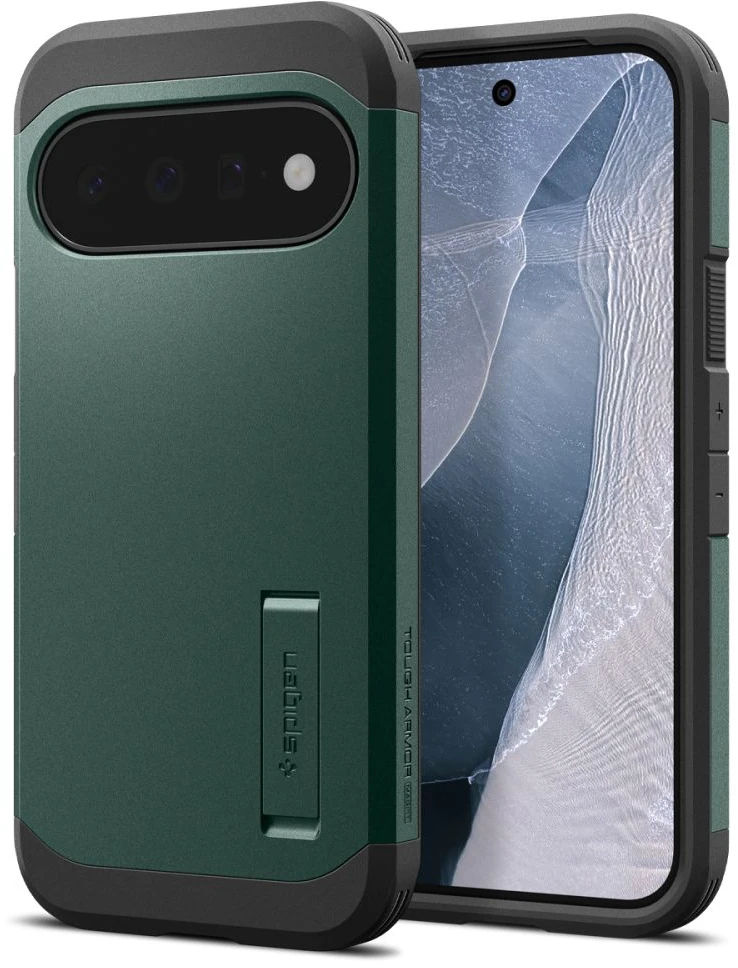 SPIGEN TOUGH ARMOR MAG MAGSAFE DĖKLAS GOOGLE PIXEL 11 ABYSS Žalias