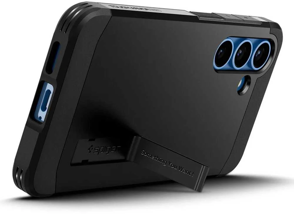 Spigen Tough Armor MagSafe – dėklas skirtas Samsung Galaxy S25+ Juodas