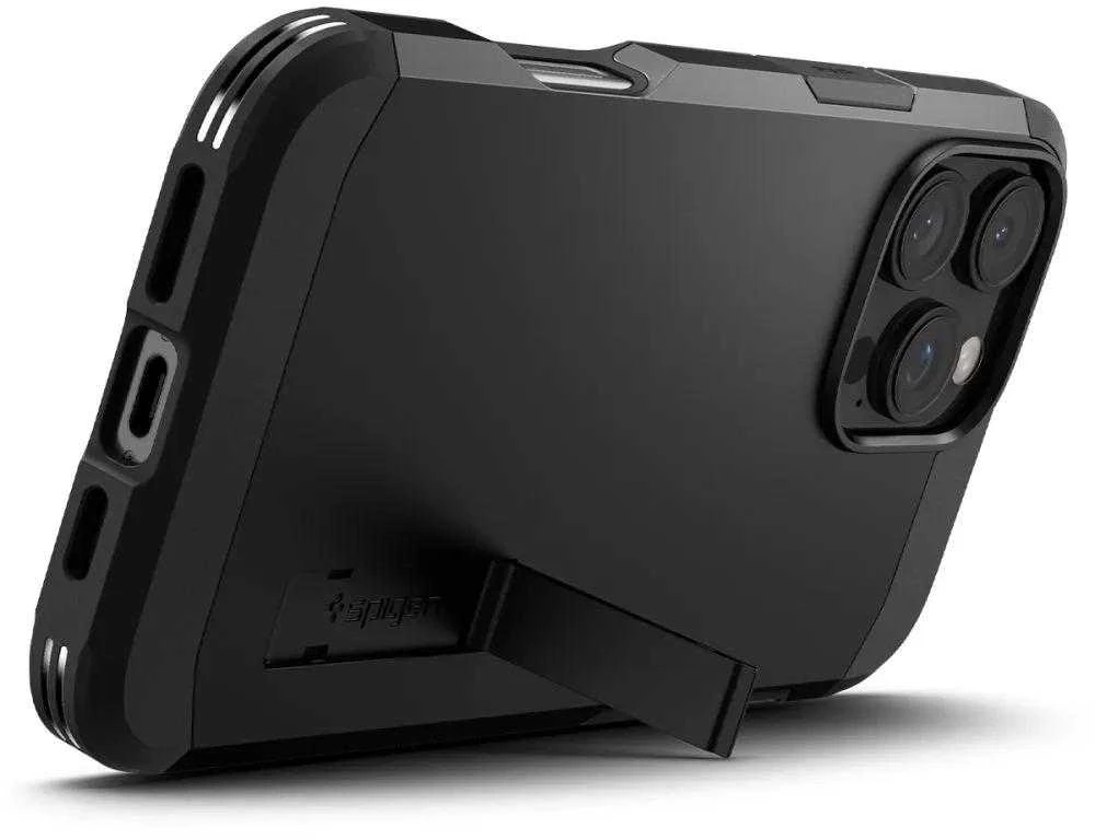 Spigen Tough Armor Mag MagSafe – dėklas skirtas iPhone 16 Pro Max Juodas