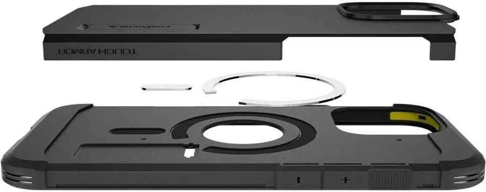Spigen Tough Armor Mag MagSafe – dėklas skirtas iPhone 16 Pro Max Juodas