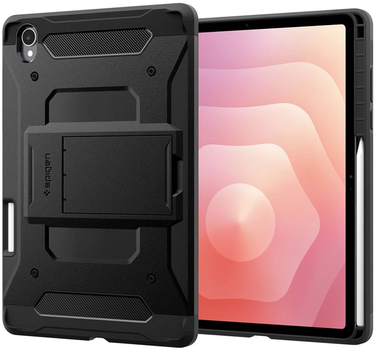 Spigen Tough Armor Pro, juoda, skirta Samsung Galaxy Tab S11