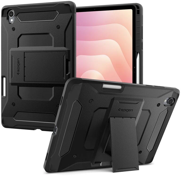 Spigen Tough Armor Pro, juoda, skirta Samsung Galaxy Tab S11