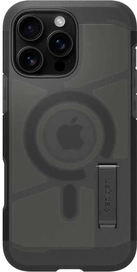 Spigen Tough Armor "T" Mag MagSafe dėklas iPhone 16 Pro - juodas