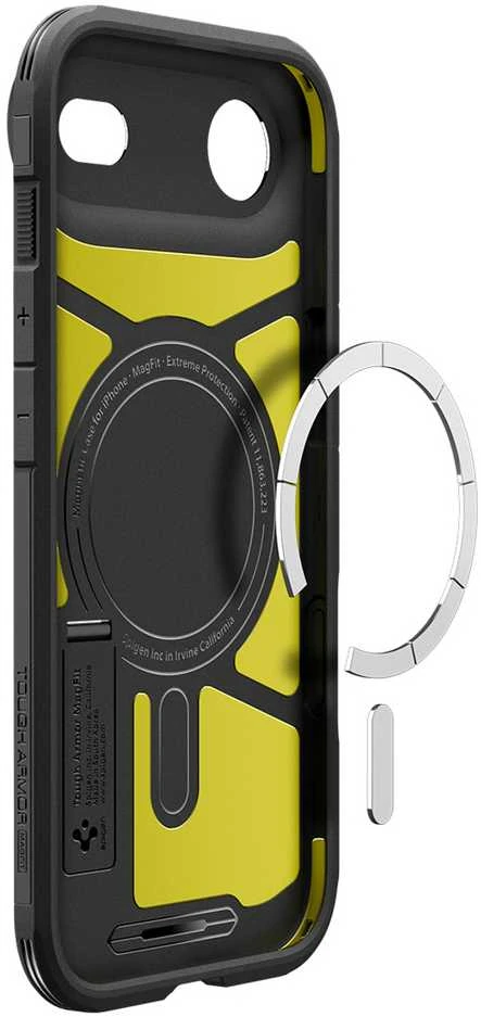 Spigen Tough Armor "T" MagSafe dėklas skirtas Apple iPhone 17 Air – juodos spalvos