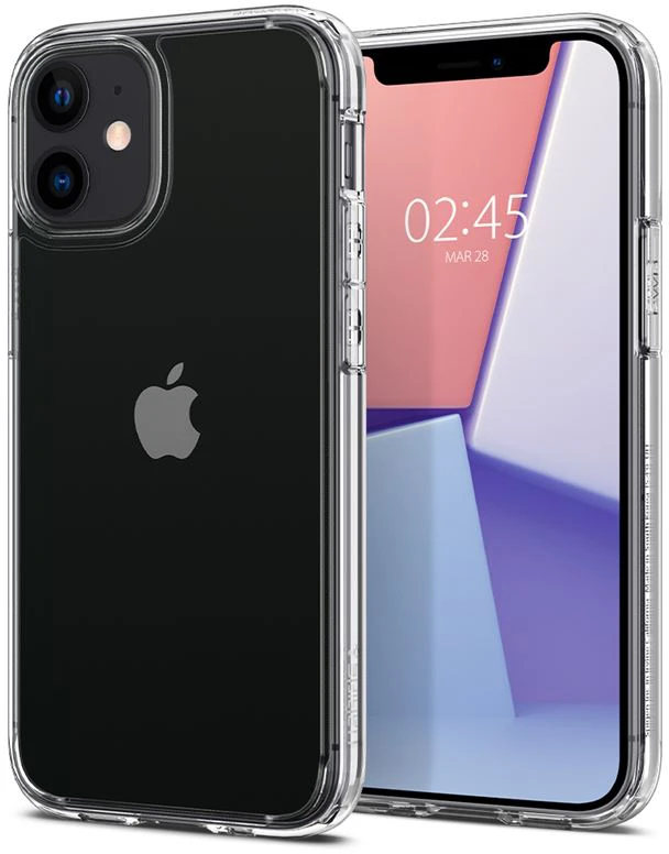 Spigen Ultra Hybrid dėklas skirtas Apple iPhone 12 Mini, spalva - Crystal Clear