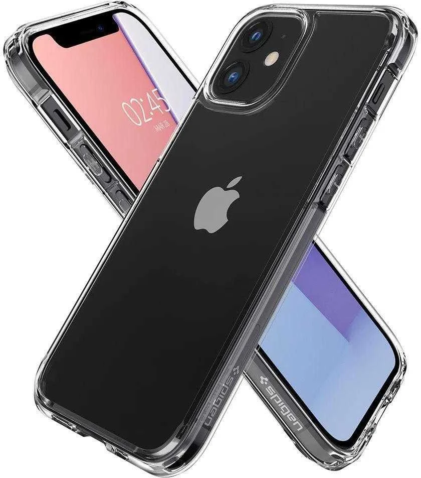 Spigen Ultra Hybrid dėklas skirtas Apple iPhone 12 Mini, spalva - Crystal Clear