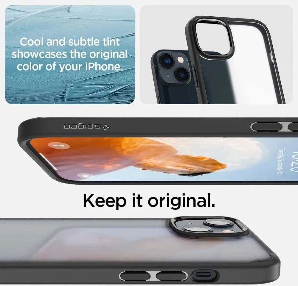 Spigen Ultra Hybrid Apple iPhone 14 Plus FROST dėklas telefonui juodos spalvos