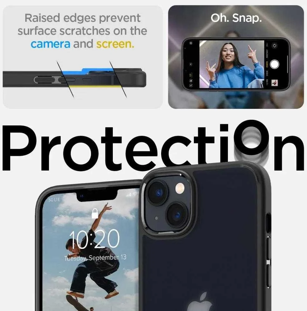 Spigen Ultra Hybrid Apple iPhone 14 Plus FROST dėklas telefonui juodos spalvos