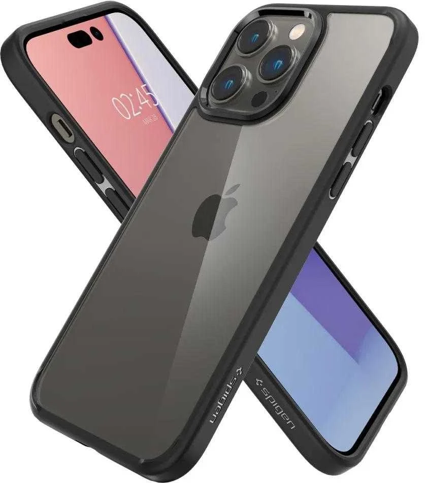 Spigen Ultra Hybrid dėklas skirtas Apple iPhone 14 Pro, spalva - Matte Black