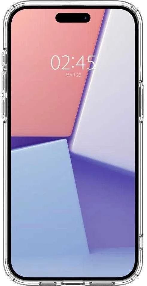 Spigen Ultra Hybrid dėklas skirtas Apple iPhone 15 Pro Max, spalva - Crystal Clear