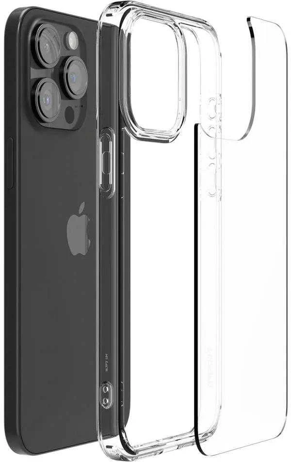 Spigen Ultra Hybrid dėklas skirtas Apple iPhone 15 Pro Max, spalva - Crystal Clear